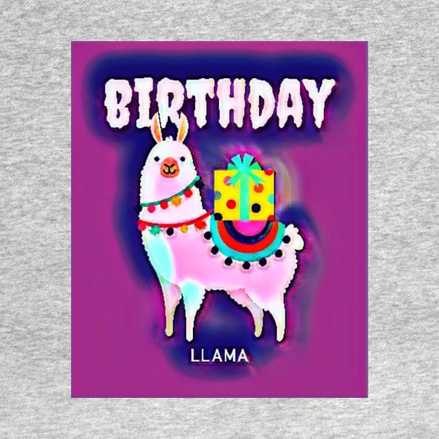 Birthday Llama by PersianFMts